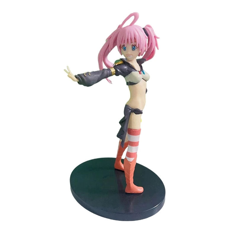 Anime Figure Milim Nava That Time I Got Reincarnated As a Slime PVC 16CM Cute Forked Hands Action Figure Standing Decorative