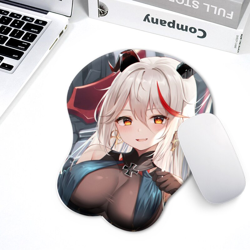 Creative cartoon animation 3D sexy breast silicone mouse pad wrist bracket