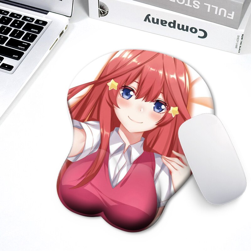 Funny mouse pad is applicable to Nakano quintessence animation 3D mouse pad wrist bracket silicone creative mouse pad