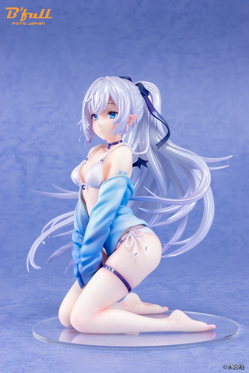 New Arrival Anime Figure Akuya sauce Sexy Swimsuit Kneeling Model Hot PVC Transparent Base Cartoon Character Model Toy Gift