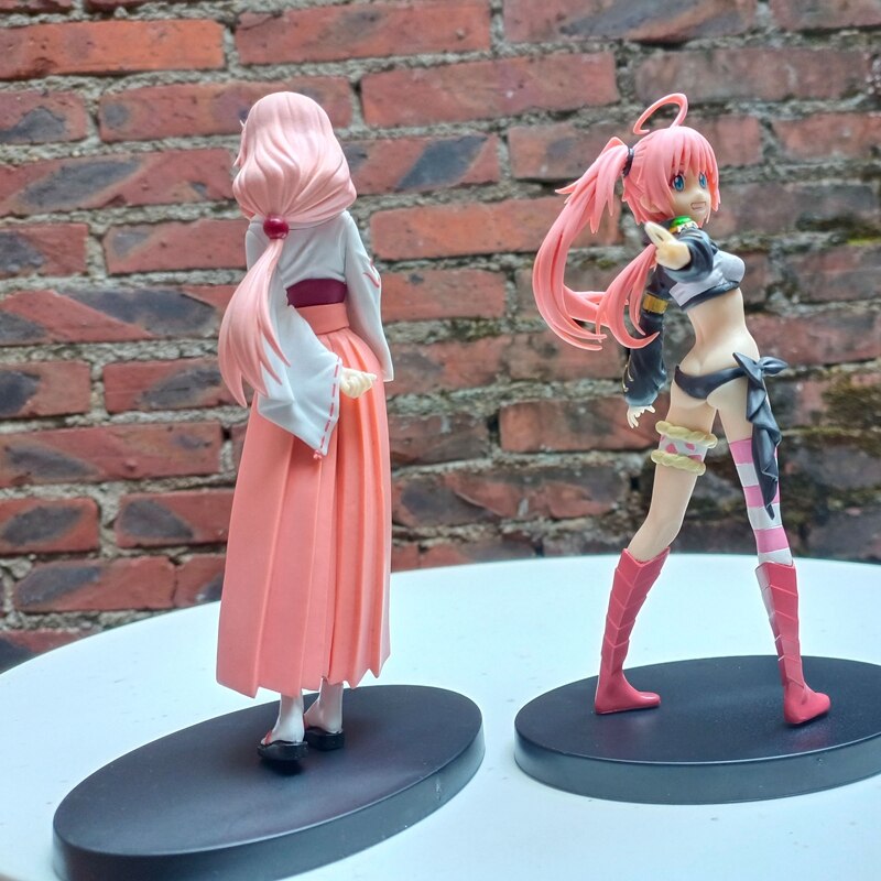 Anime Figure Milim Nava That Time I Got Reincarnated As a Slime PVC 16CM Cute Forked Hands Action Figure Standing Decorative