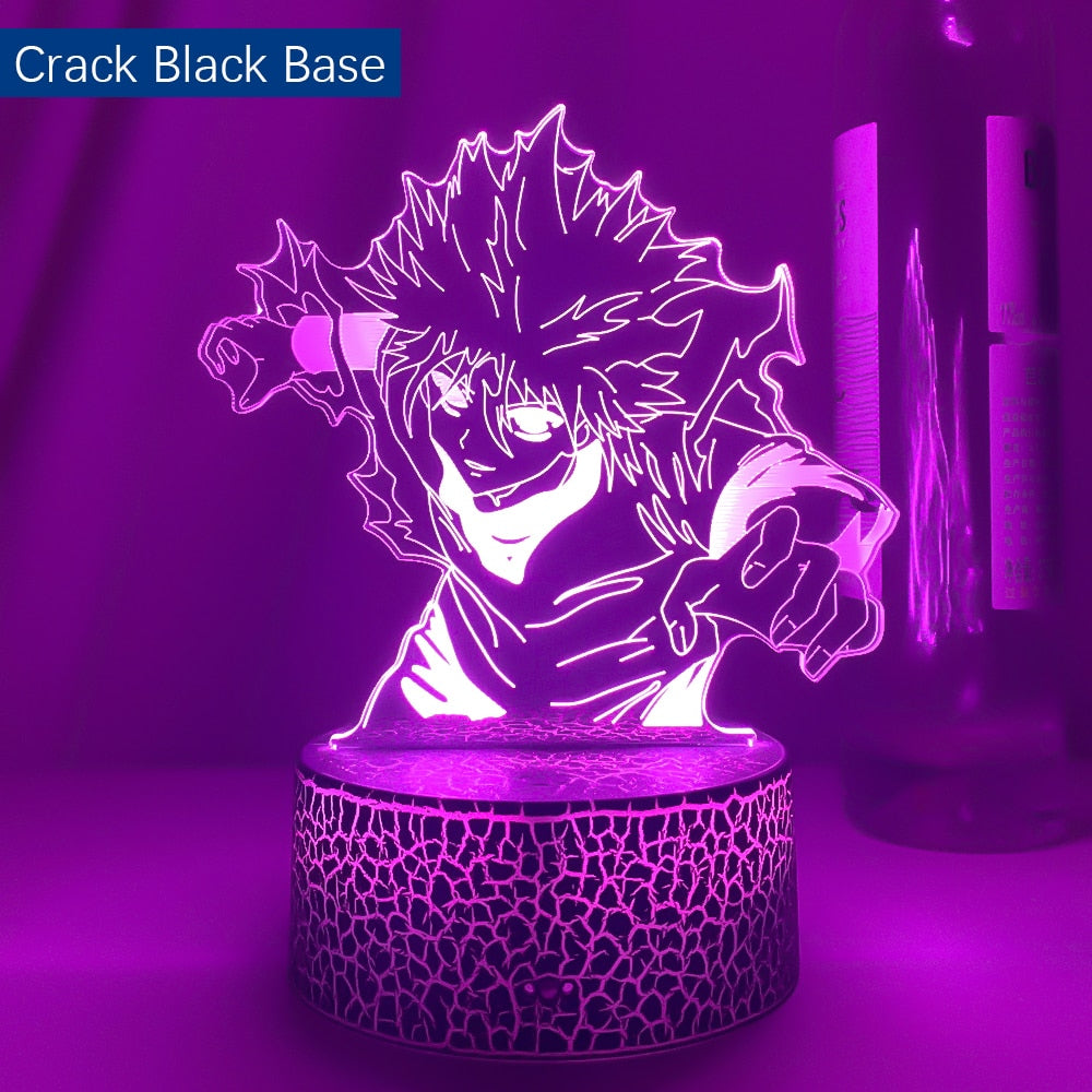 Newest Japanese Anime Killua 3d Led Light for Bedroom Decor Nightlight Birthday Gift Acrylic Led Night Lamp Hxh Killua Godspeed