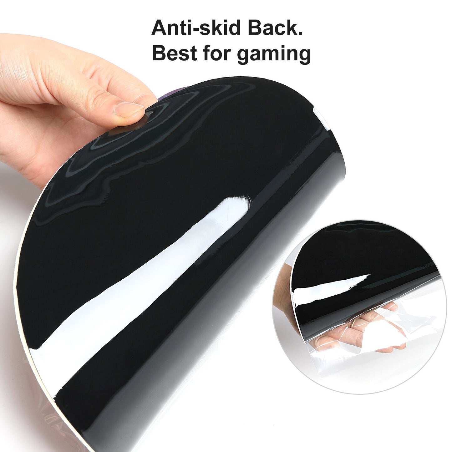 3D Gaming Mouse Pad With Soft Gel Wrist Rest 2WAY fabric