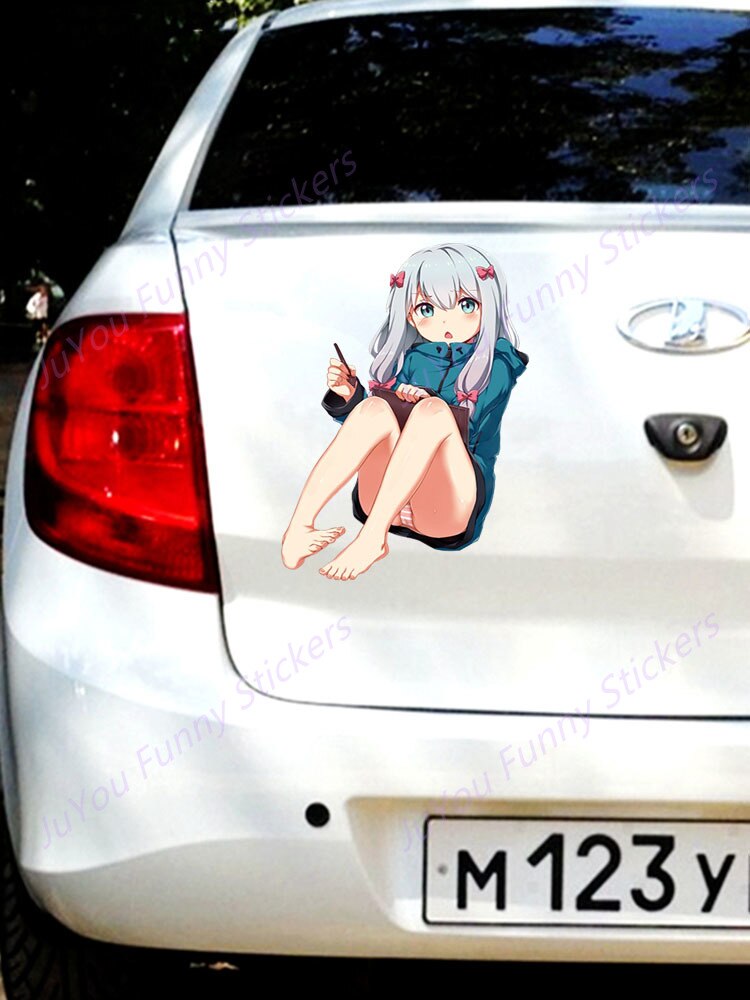 Sexy anime girl Stickers | Bikin Anime girl stickers | Sexy swimsuit stickers | underwear car stickers decal anime cute car accessories decoration