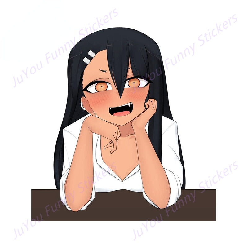 Sexy anime girl Sticker | Bikini Anime girl stickers | Sexy swimsuit stickers | underwear car stickers decal anime cute car accessories decoration