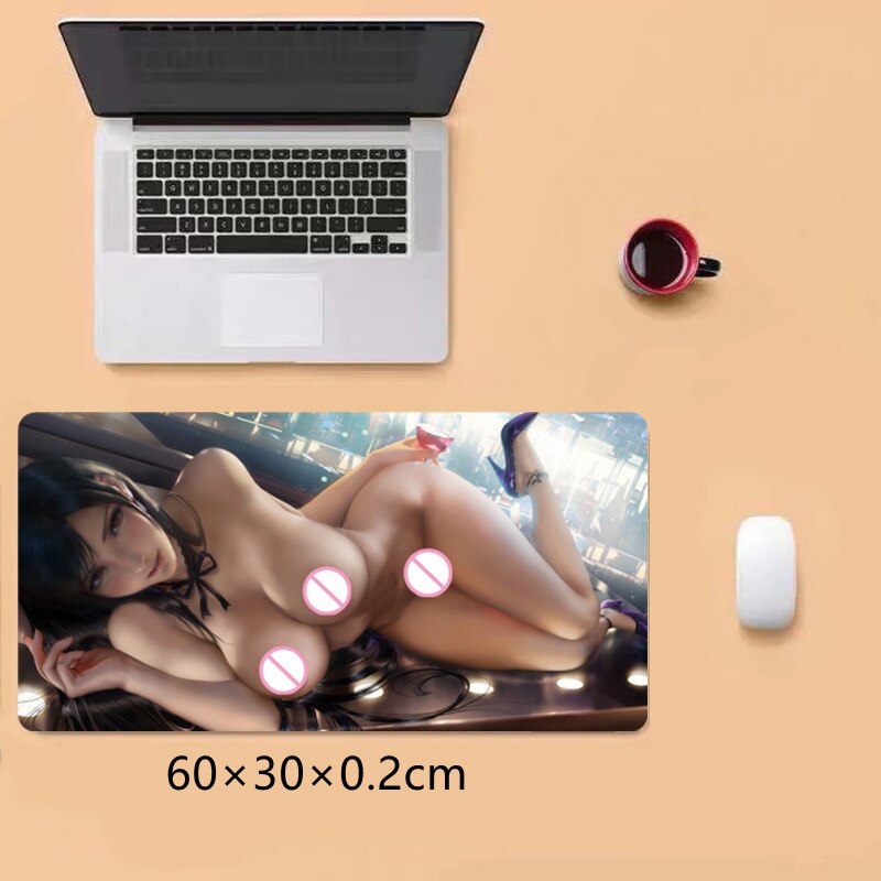 New Creative Gamer Final Fantasy VII 7 Anime Sexy Highly restored Tifa Aerith 3D Silicone Gel 2way Oppai Mouse Pad Wrist Rest