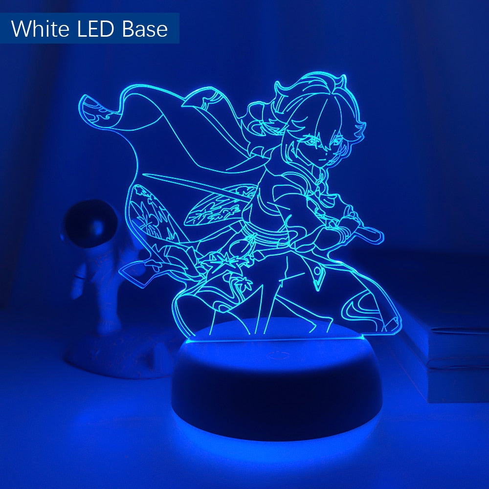 Genshin Impact Kaedehara Kazuha Led Night Light for Child Bedroom Decor Kids Birthday Gift Genshin Impact Led Night Lamp Bedside