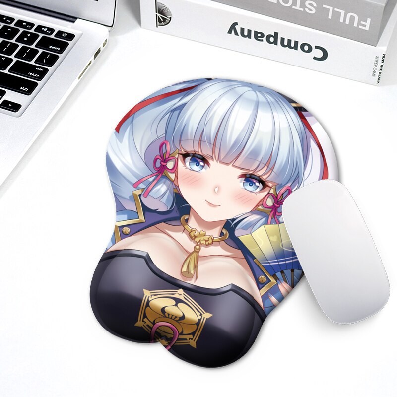 Mouse pad Creative cartoon animation 3D sexy breast pad Silicone mouse pad Wrist support Direct mail