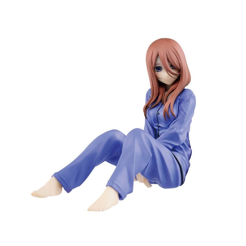 Anime Nakano Itsuki Figure M·A·Y Pink Pajama Model Toy Cute The Quintessential Quintuplets Figuine Action Doll