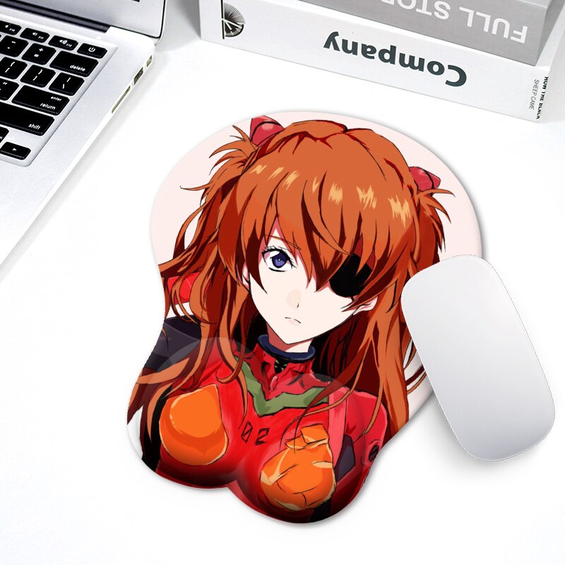 2022 new version Japanese anime 3 d mouse pad wristbands Cartoon Creative cute mouse pad Chest mouse pad Free Shipping