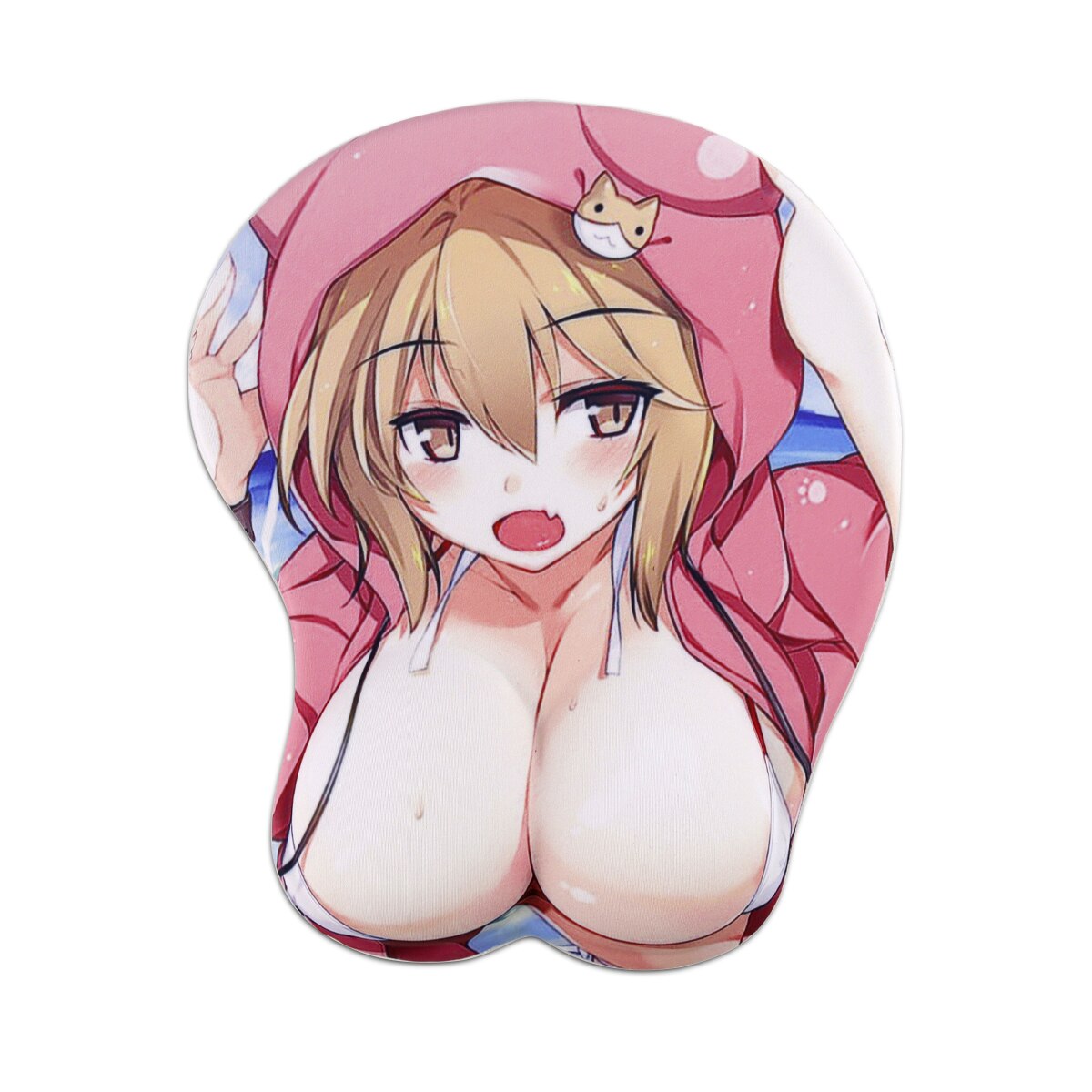 2022 new version anime 3d mouse pad wristbands Cartoon Creative sexy mouse pad Chest beauty mouse pad Free Shipping