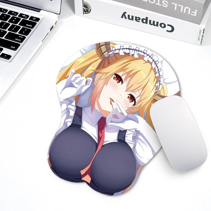 Sexy breast buttocks 3D mouse pad wrist support soft silicone