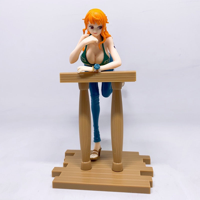 Anime One Piece Figure Sweet Style Pirates Nefeltari Vivi GRANDLINE JOURNEY Boa Hancock Nami Action Figure Model Toys In Stock