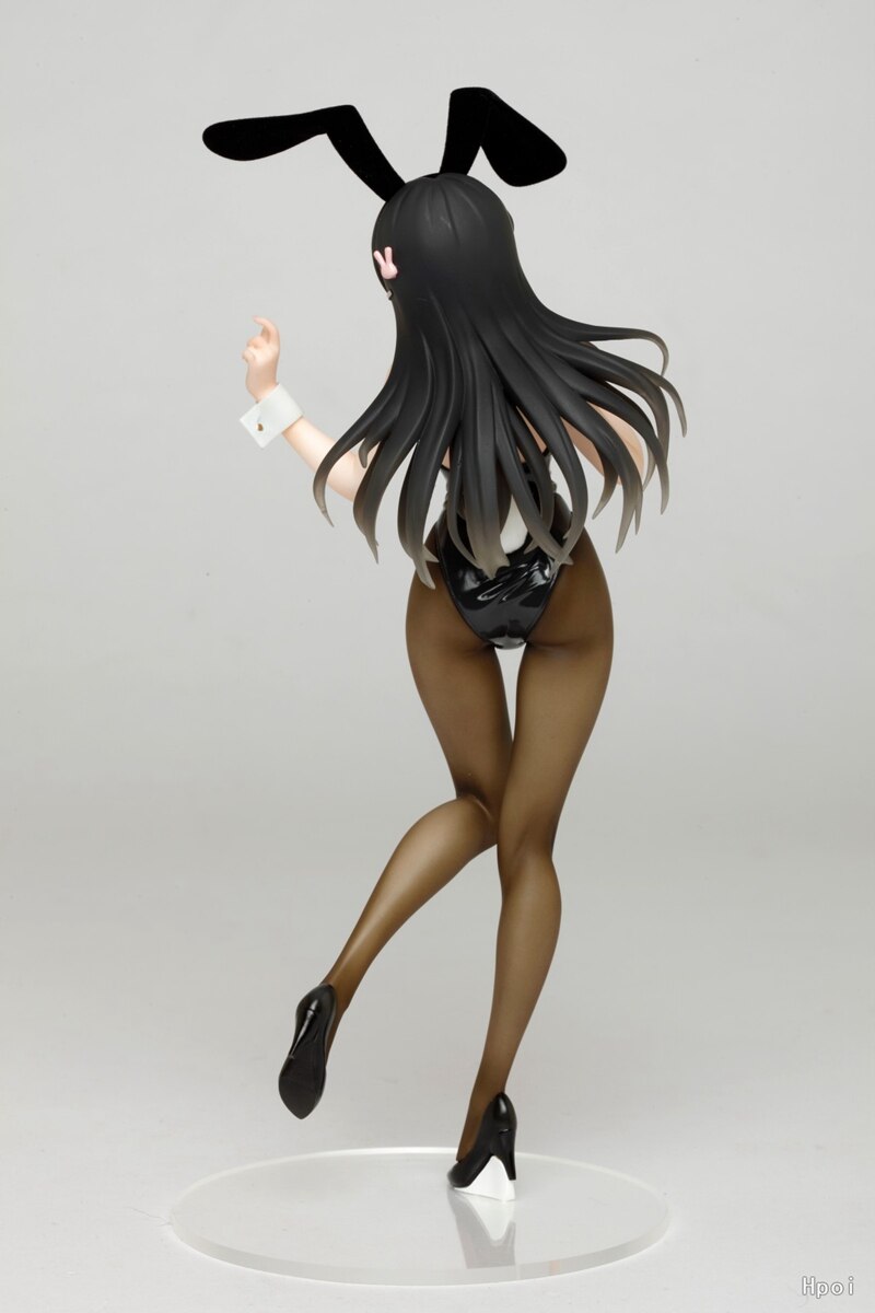 Anime Rascal Does Not Dream Of Bunny Girl Sakurajima Mai Sister&#39;s Dream Cute Rabbit Ears Girls PVC Action Figure Model Gift 22cm