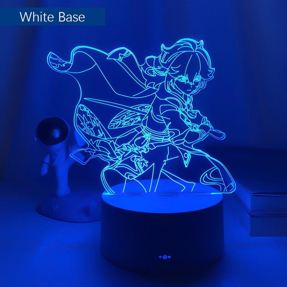 Genshin Impact Kaedehara Kazuha Led Night Light for Child Bedroom Decor Kids Birthday Gift Genshin Impact Led Night Lamp Bedside