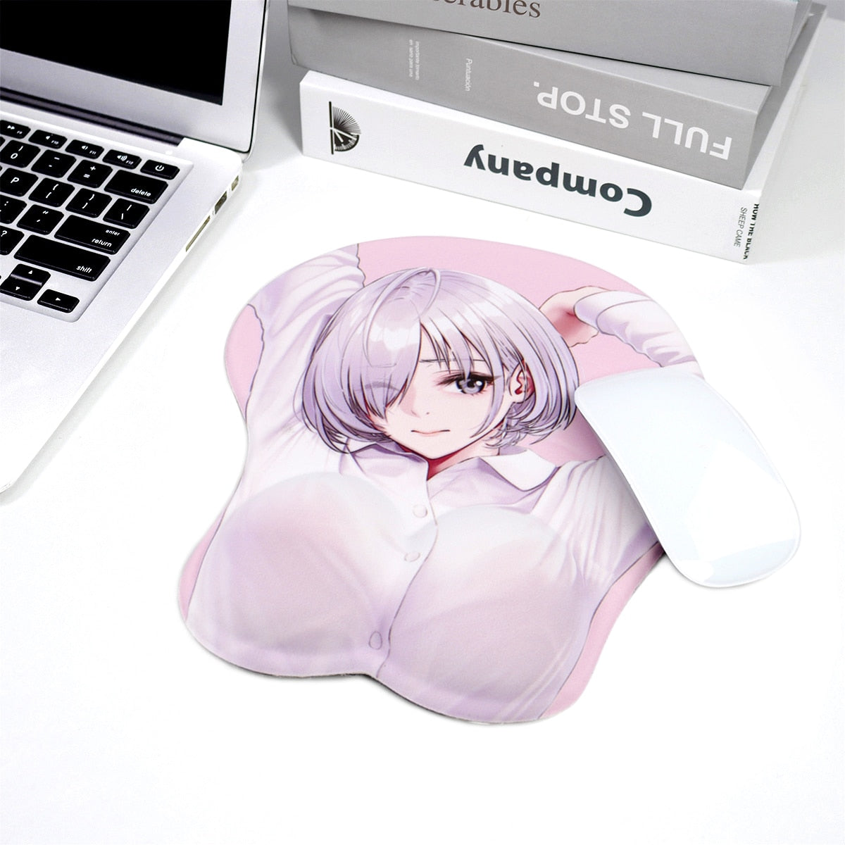 2022 new version anime 3d mouse pad wristbands Cartoon Creative sexy mouse pad Chest beauty mouse pad Free Shipping