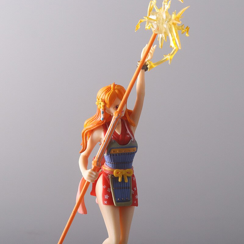 23cm One Piece Anime Figures Nami Beauty Girl Standing Action Figure PVC Collectible Model Doll Ornaments Toys Children&#39;s Gifts