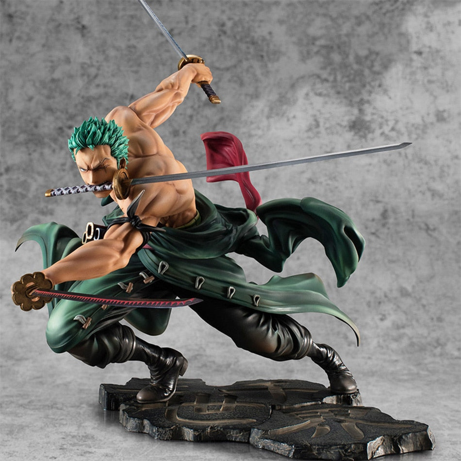 2022 New One Piece Luffy Anime Figure Roronoa Zoro Anime Statue PVC Action Figure Collection Model Toys Gift 10cm