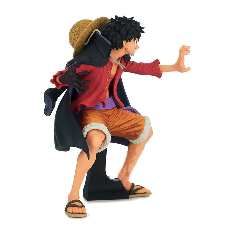 20cm Anime One Piece Figure KOA Art King Monkey D Luffy Ghost Island Battle Suit Wano Country Action Figure PVC Model Toys