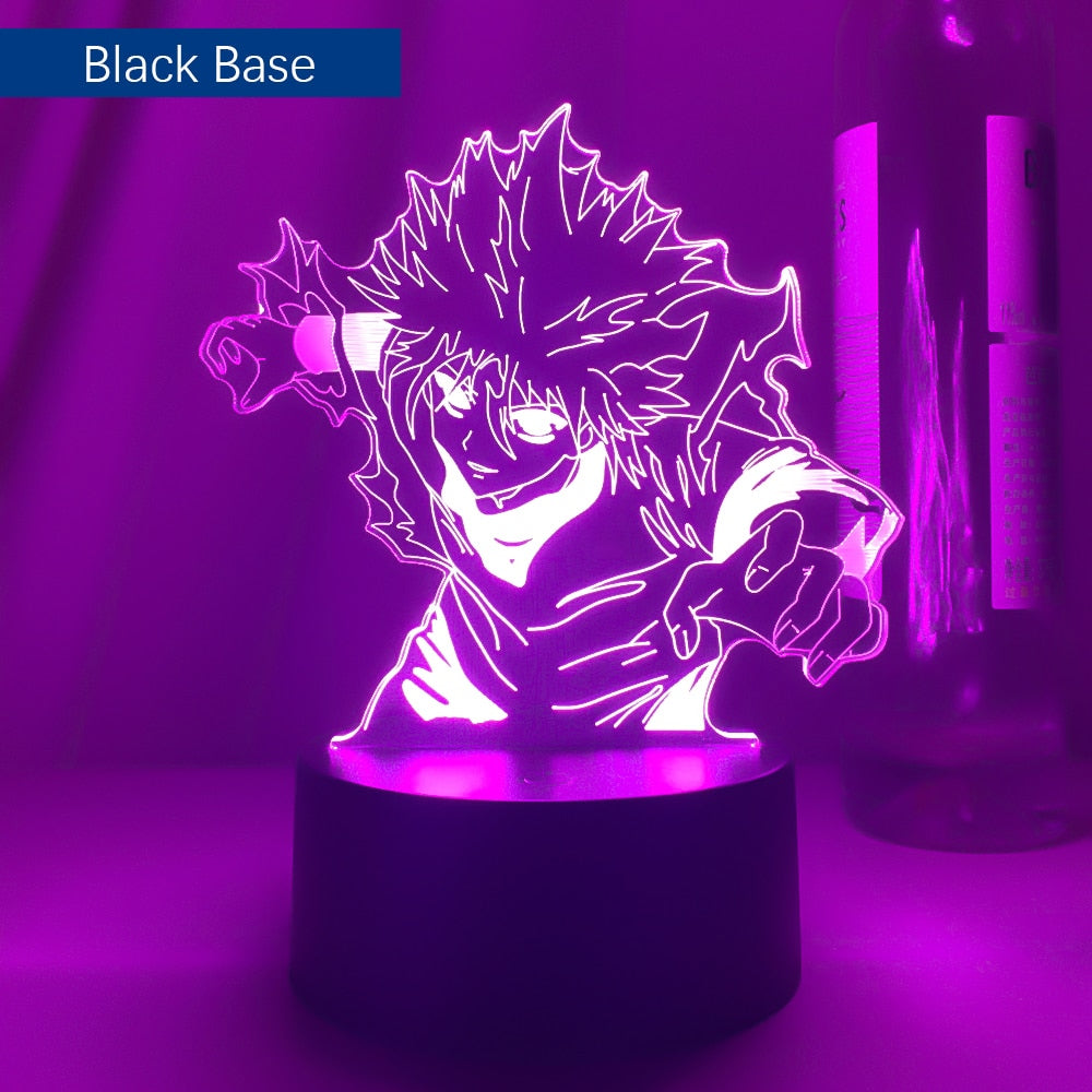 Newest Japanese Anime Killua 3d Led Light for Bedroom Decor Nightlight Birthday Gift Acrylic Led Night Lamp Hxh Killua Godspeed