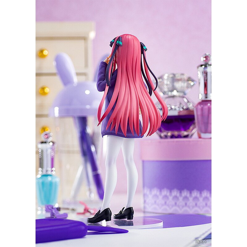 18CM Anime The Quintessential Quintuplets Figure Kawaii Sexy Ichika Nino School Uniform Standing Static Collection PVC Toys Doll