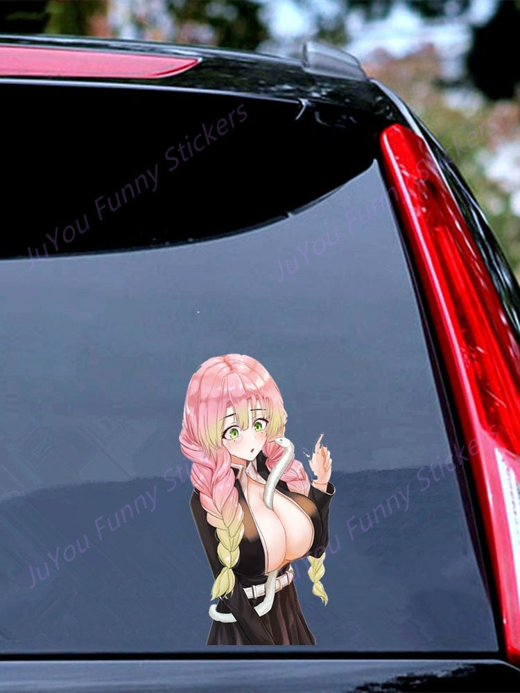 Sexy anime girl Stickers | Bikin Anime girl stickers | Sexy swimsuit stickers | underwear car stickers decal anime cute car accessories decoration