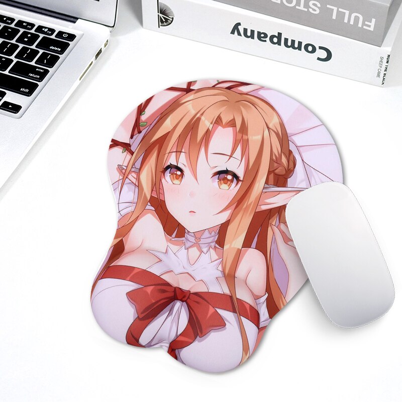 2022 new version Japanese anime 3 d mouse pad wristbands Cartoon Creative cute mouse pad Chest mouse pad Free Shipping