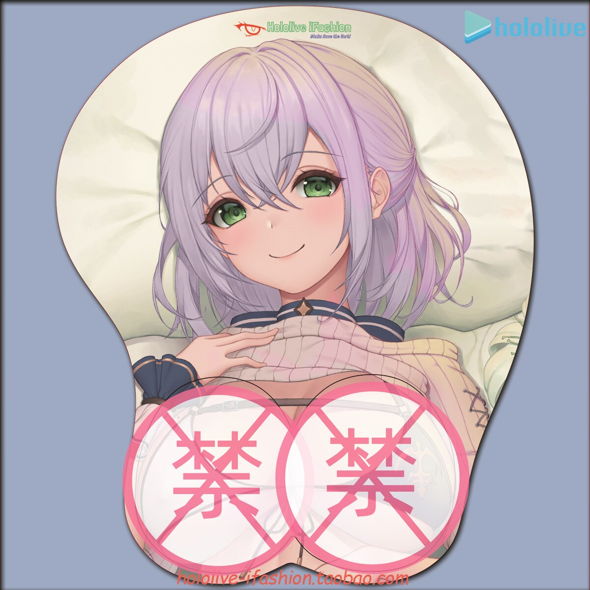 Shirogane Noel Sexy 3D Mousepad Vtuber hololive Hand Wrist Rest Mouse Pad Mousepad Silicone Breast Oppai Soft Mouse Mat Otaku