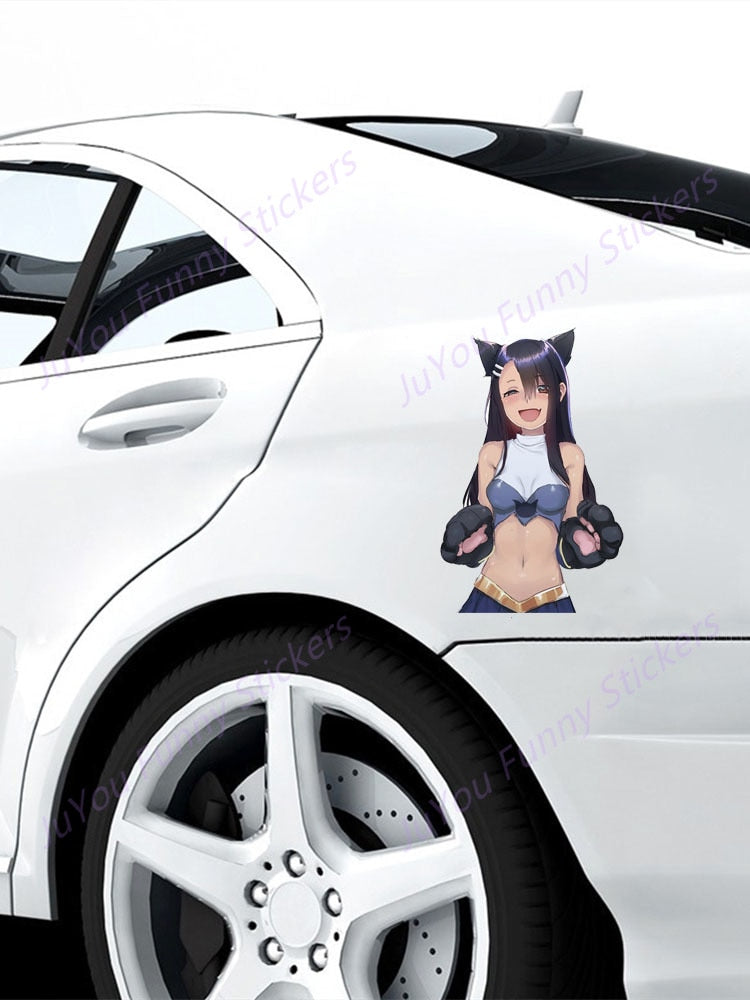 Sexy anime girl Sticker | Bikini Anime girl stickers | Sexy swimsuit stickers | underwear car stickers decal anime cute car accessories decoration