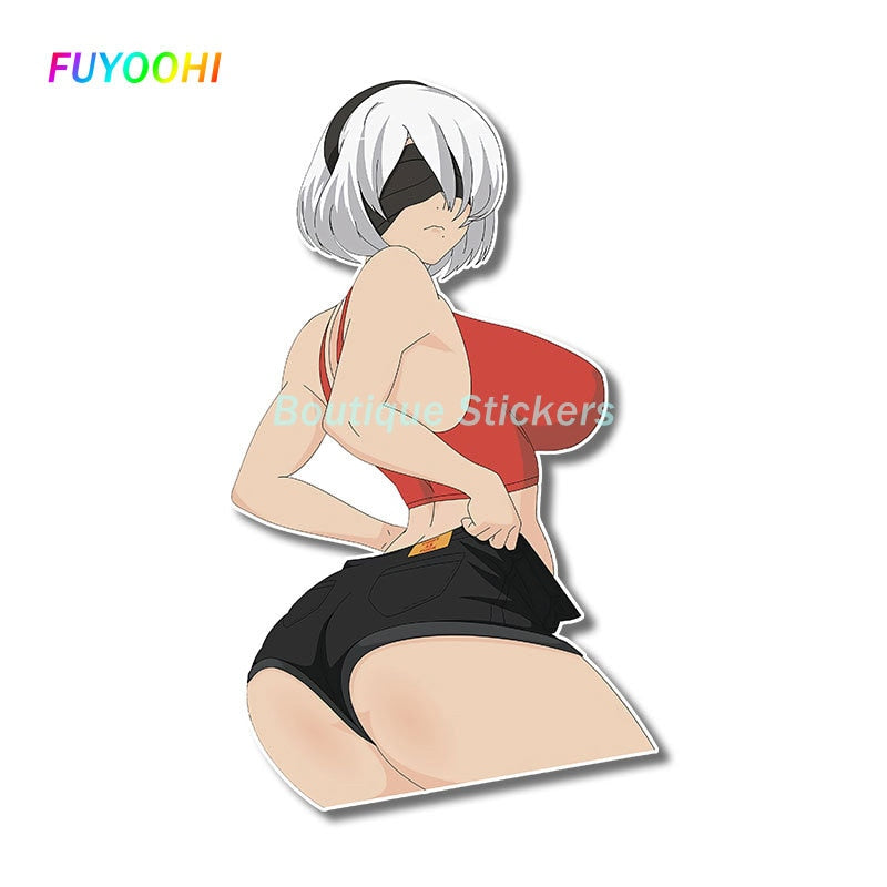 Sexy anime girl Sticker | Bikini Anime girl stickers | Sexy swimsuit stickers | underwear car stickers decal anime cute car accessories decoration