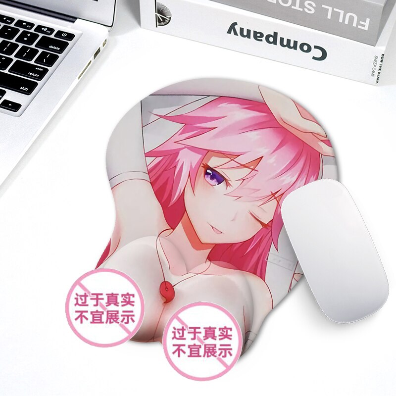 Creative Anime Cartoon 3D Mouse Pad Silicone Wristbands Mice Mouse pad Wrist Rest Support Boys Men Mouse Pads Cool Mouse Pad Toy