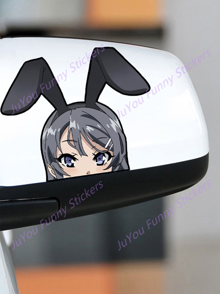 Sexy anime girl Stickers | Bikin Anime girl stickers | Sexy swimsuit stickers | underwear car stickers decal anime cute car accessories decoration