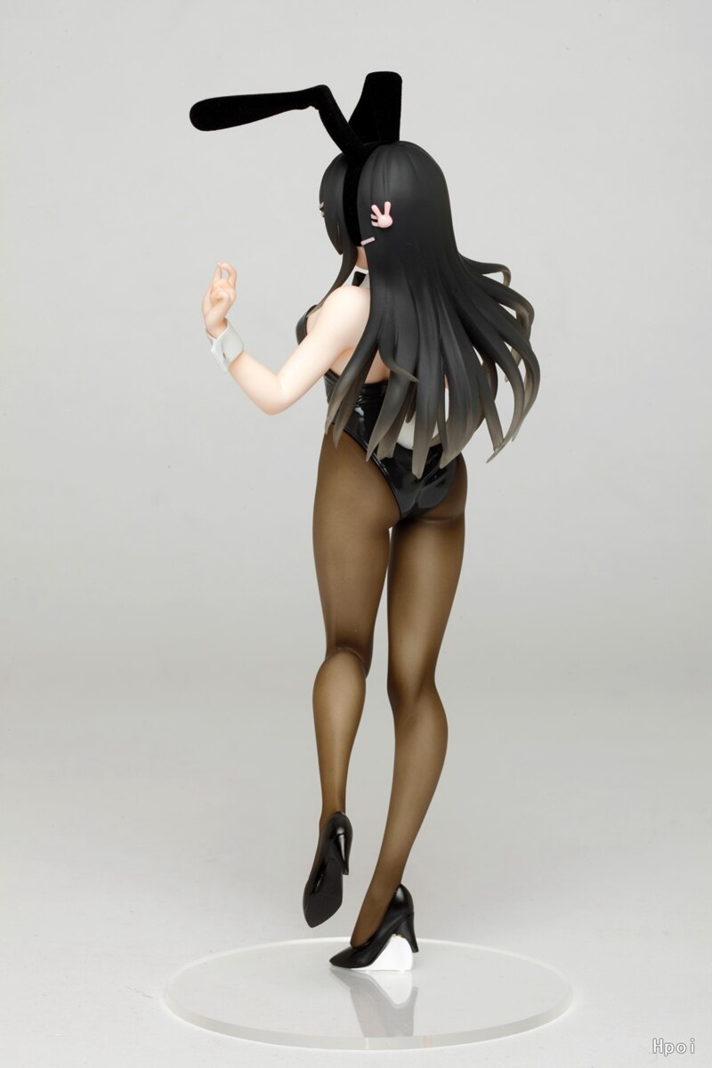 Anime Rascal Does Not Dream Of Bunny Girl Sakurajima Mai Sister&#39;s Dream Cute Rabbit Ears Girls PVC Action Figure Model Gift 22cm