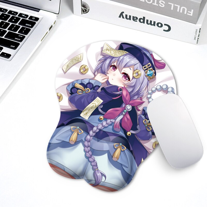 Mouse pad Creative cartoon animation 3D sexy breast pad Silicone mouse pad Wrist support Direct mail