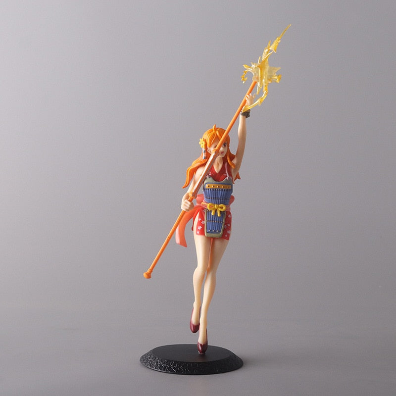 23cm One Piece Anime Figures Nami Beauty Girl Standing Action Figure PVC Collectible Model Doll Ornaments Toys Children&#39;s Gifts