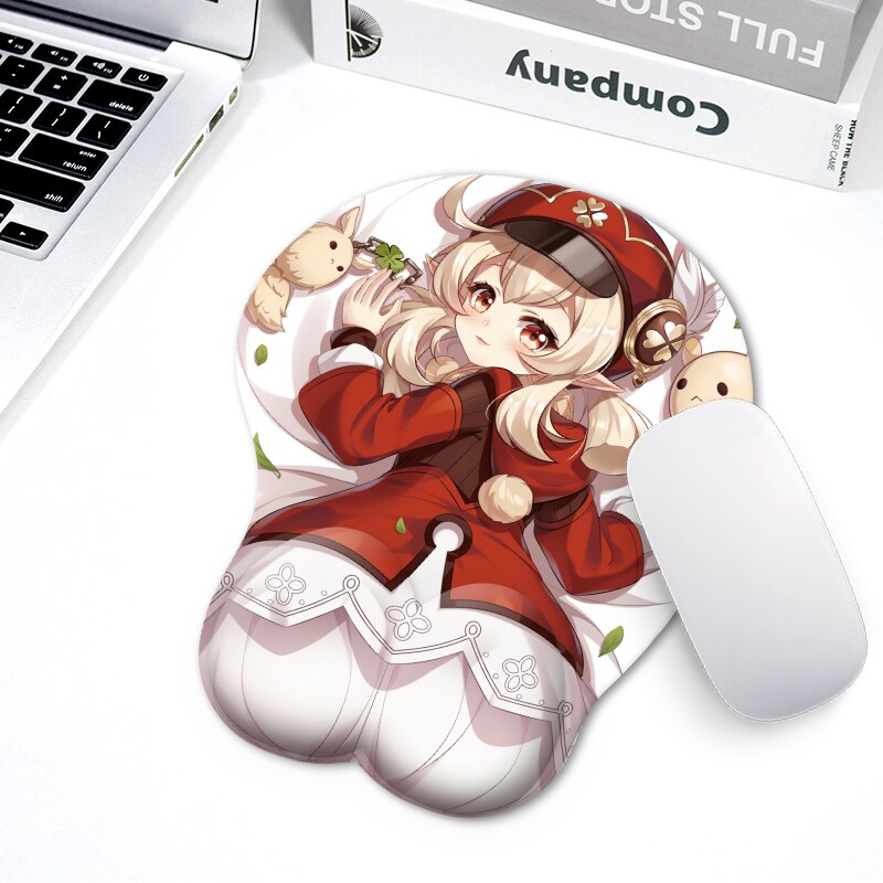 Mousepad Creative Cartoon Anime 3D Sexy Chest Silicone Mouse Mice Pad Wrist Rest Support High Quality