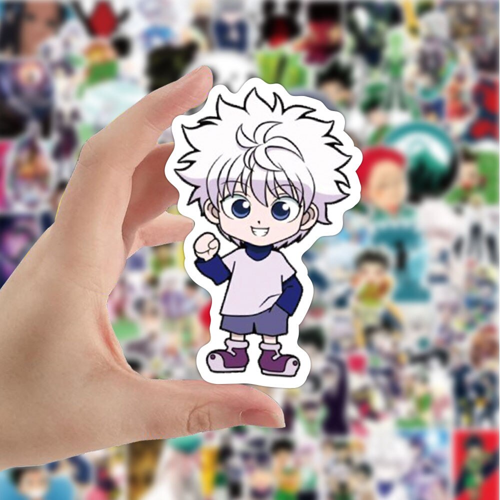 10/30/50/100PCS Anime HUNTER HUNTER Cartoon Stickers Kids Toy Gift DIY Suitcase Fridge Notebook Laptop Sticker Graffiti Decals