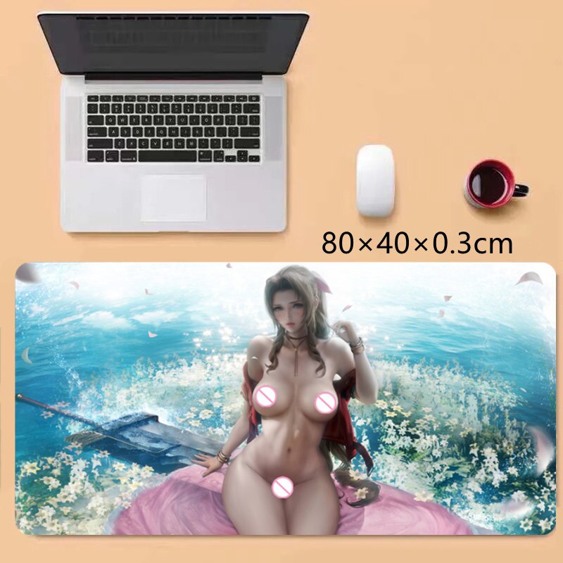 New Creative Gamer Final Fantasy VII 7 Anime Sexy Highly restored Tifa Aerith 3D Silicone Gel 2way Oppai Mouse Pad Wrist Rest