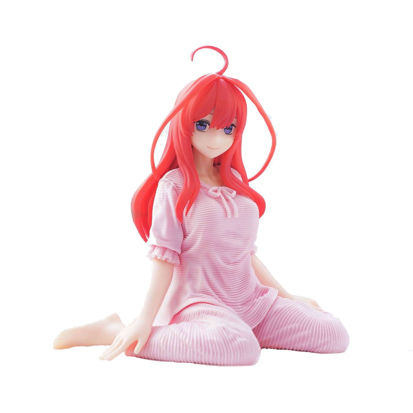 Hot Anime The Quintessential Quintuplets Figure Nakano Miku Figure Purple Pajamas Sexy Model Toy Long Hair Ornament Gift