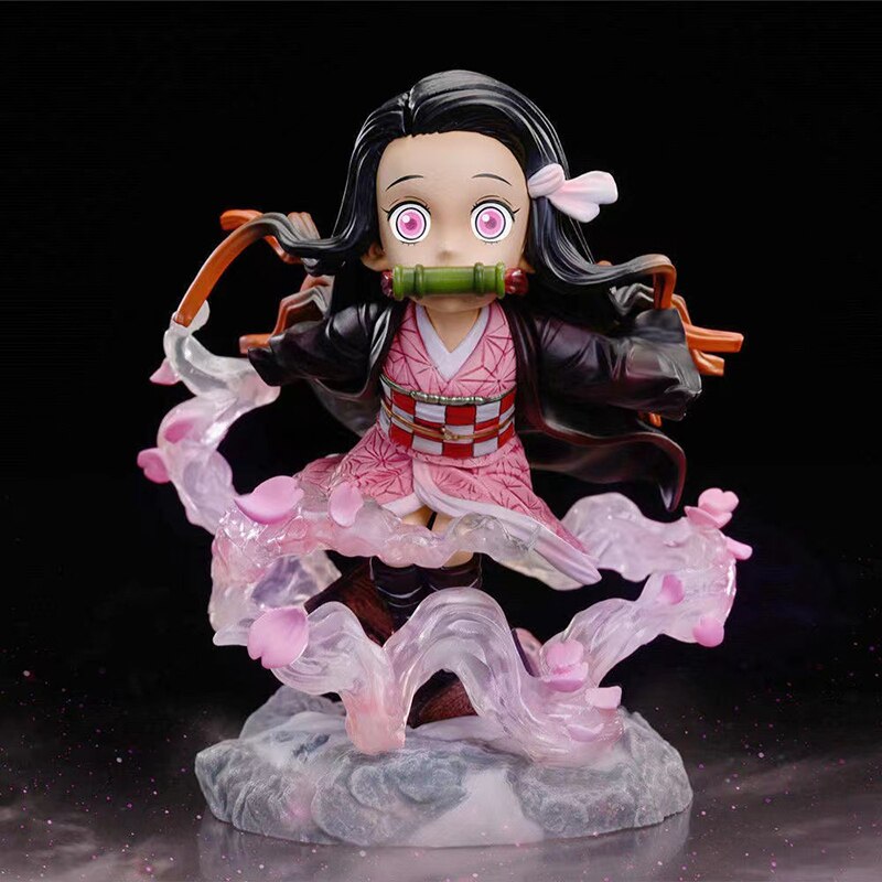 Demon Slayer Anime Figure Kimetsu No Yaiba GK Rengoku Kyoujurou Kamado Nezuko Tomioka Giyuu Action Figure PVC Model Toys Gifts