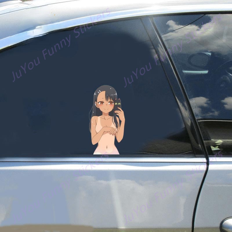 Sexy anime girl Stickers | Bikin Anime girl stickers | Sexy swimsuit stickers | underwear car stickers decal anime cute car accessories decoration