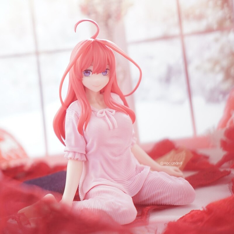 Anime Nakano Itsuki Figure M·A·Y Pink Pajama Model Toy Cute The Quintessential Quintuplets Figuine Action Doll