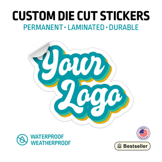 Custom Large Stickers | DIY anime Stickers | print on demand die cut stickers (10 pcs minimum)