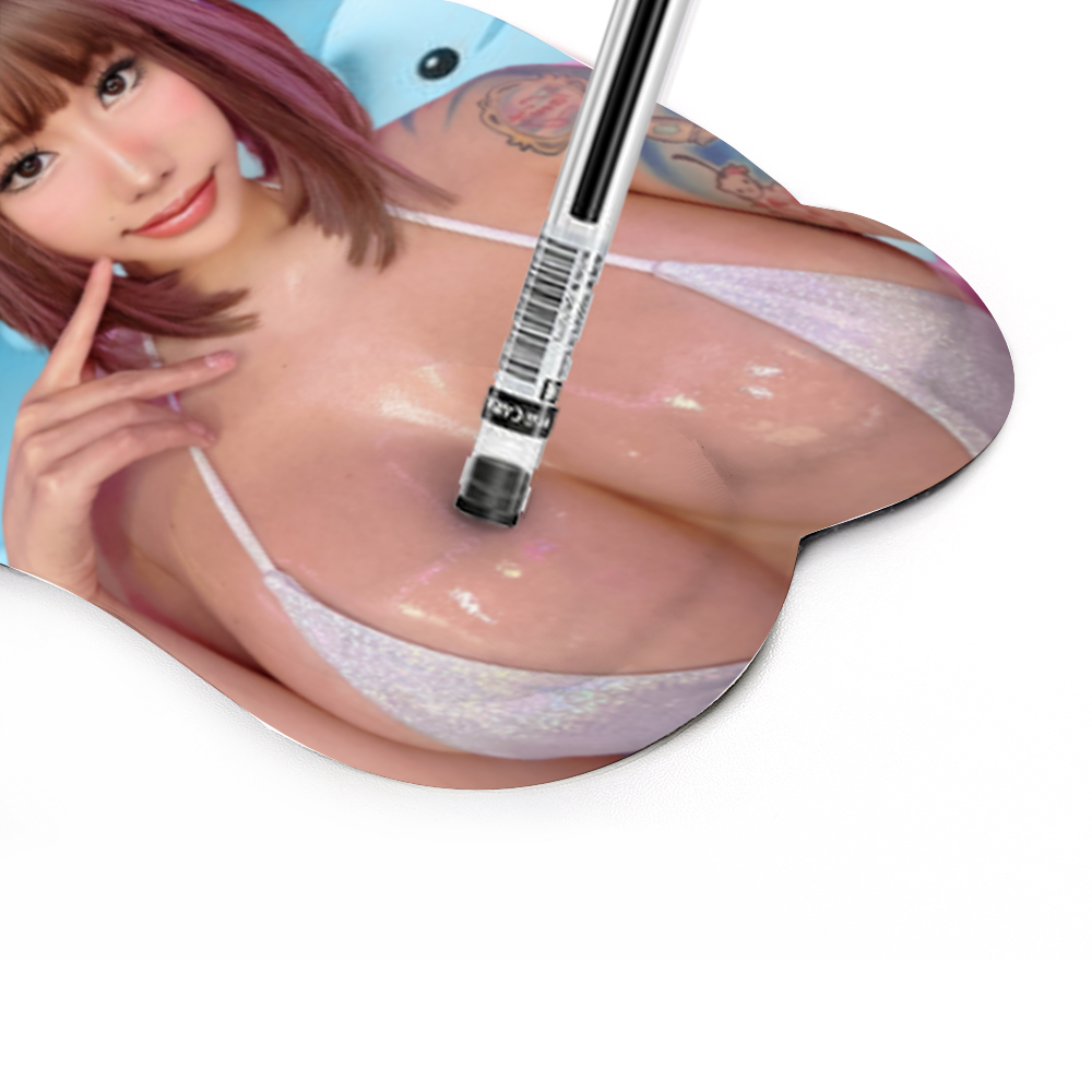 KeeraJaide - Oppai Mousepad with Wrist Support Silicone Mouse Pad