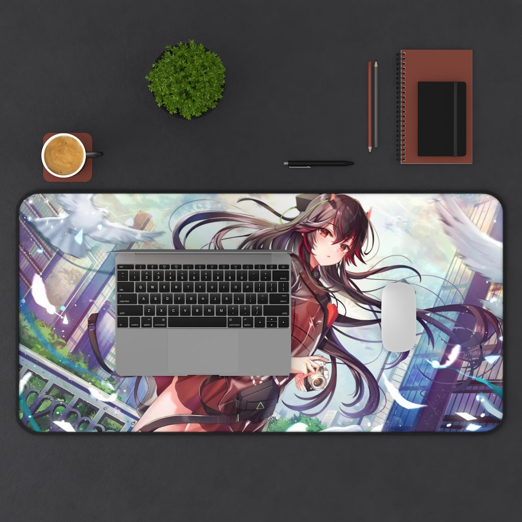 Punishing Gray Raven Mousepad - Lucia Gaming Desk Mat - Ecchi Playmat