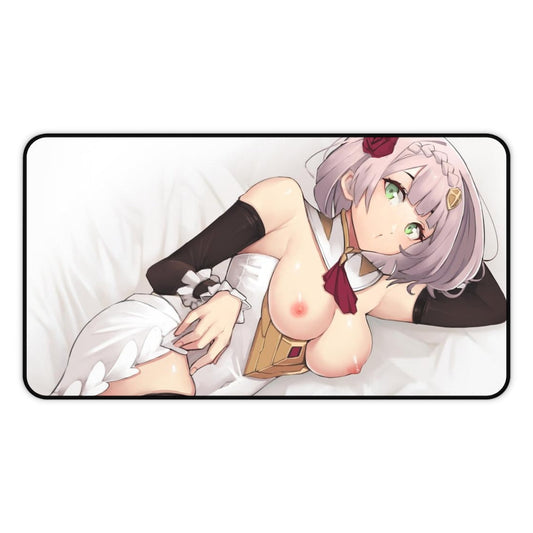 Nude Tits Noelle Genshin Impact Desk Mat - Non Slip Mousepad