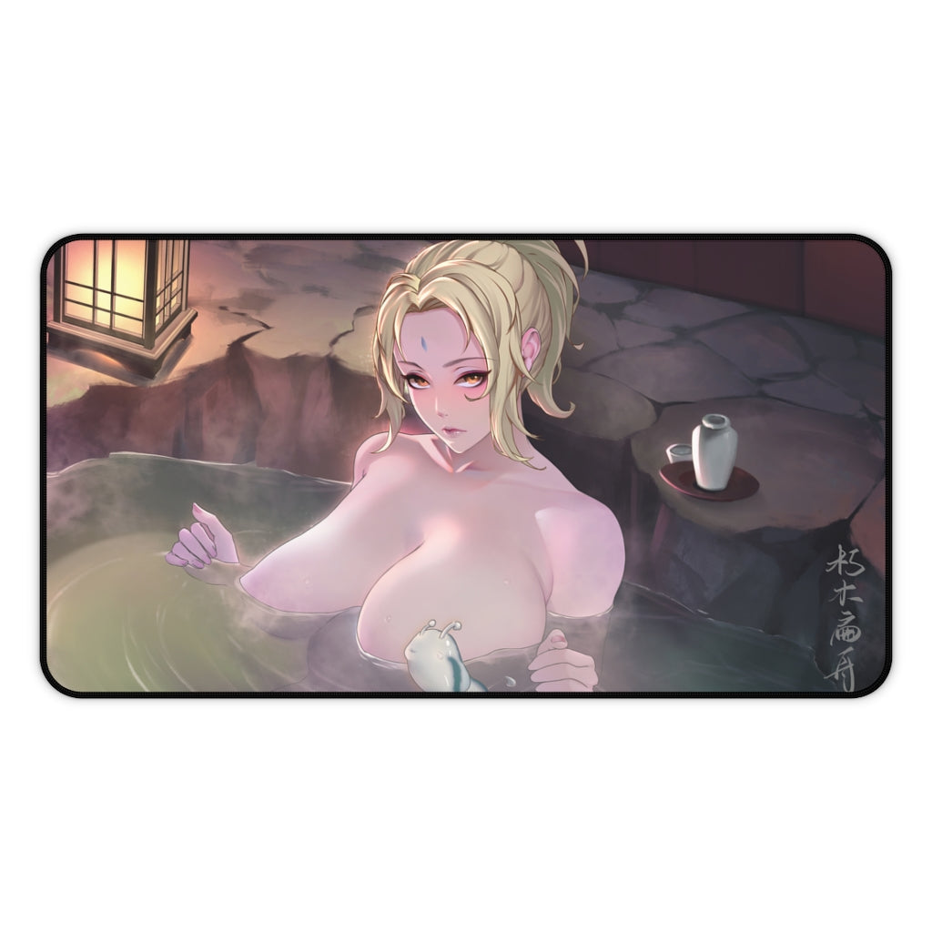 Onsen Tsunade Nude Tits Naruto Desk Mat - Lewd Mousepad - Sexy Anime Girl Playmat