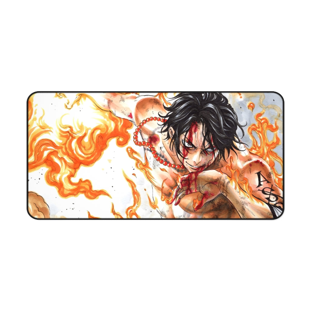 Fire Fist ACE - One Piece Non-Slip Mouse Pad / Desk Mat - The Mouse Pads Ninja Home Decor