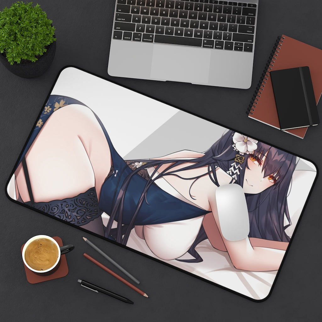 Azur Lane Mousepad - Azuma Large Desk Mat - Ecchi Mouse Pad - MTG Playmat