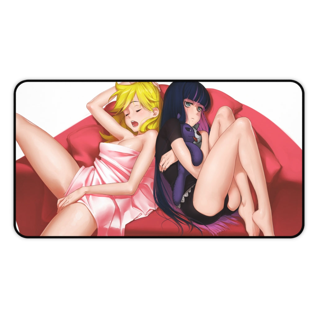 Panty and Stocking with Garterbelt Sexy Waifus Desk Mat - Non Slip Mousepad